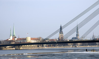 Obraz premium the panorama of riga