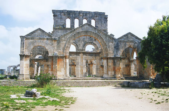 ruins of simeon stylites's basilica