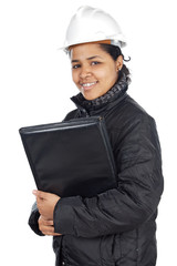 attractive lady architect