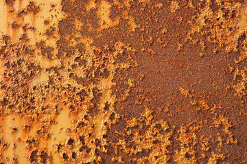 close up abstract rusty metal surface background.