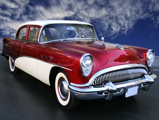 Möbelaufkleber Alte Autos Der amerikanische Traum