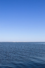 Obraz premium background image of horizon over water