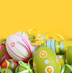pastel and colored easter eggs - 2627455