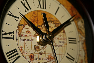 indoor clock (left)