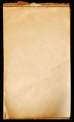 vintage notepad paper