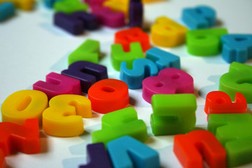 Fototapeta premium lettres-alphabet-texte