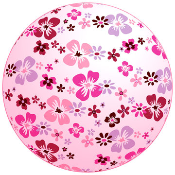 fleurs boule