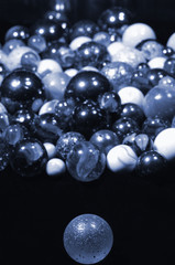 glass balls abstract, background or design