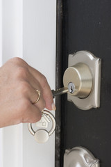 Naklejka premium unlocking the door