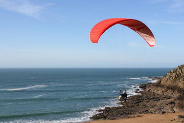 parapente en bretagne