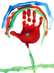 handprint fingerpaint