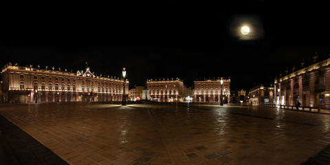 Obraz premium pano stanislas w nocy