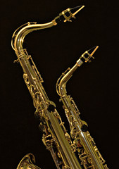 Fototapeta premium alto and tenor sax 2