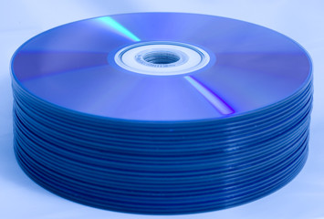 stack of cd/dvd disks