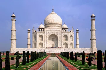 Foto auf Acrylglas Indien Indien, Agra: Taj Mahal