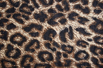 leopard spotted fabric background