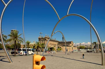 Photo sur Plexiglas Barcelona anneaux d& 39 arc à barcelone