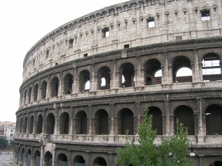 Fototapeta premium vista exterior del coliseo