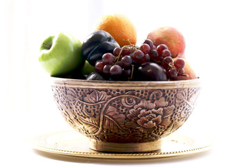 rich colorful fruitbowl