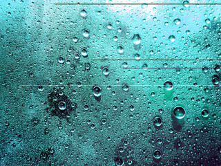 blue water drop for background