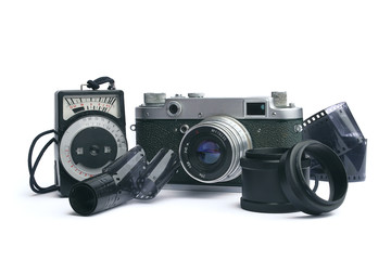 old camera  - 1950-1960 years
