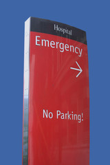 emergency room sign