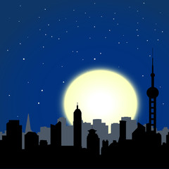 night cityscape
