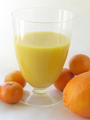 cup of oranges' juice