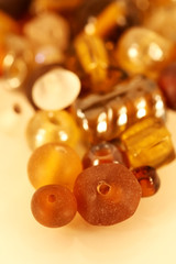 warm glass beads