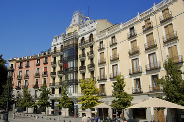 Fototapeta na wymiar plac na wschód, Madryt
