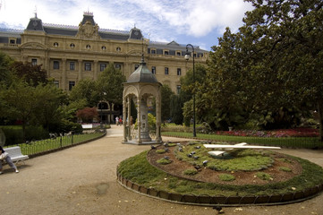 Obraz premium san sebastian - guipuzcoa square