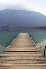 Naklejka premium lac d'aiguebelette