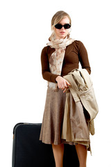 woman with huge bag