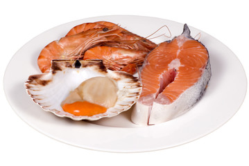 seafood plate (raw)