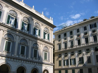 Fototapeta na wymiar Historyczne centrum Genui