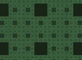 green geometric pattern