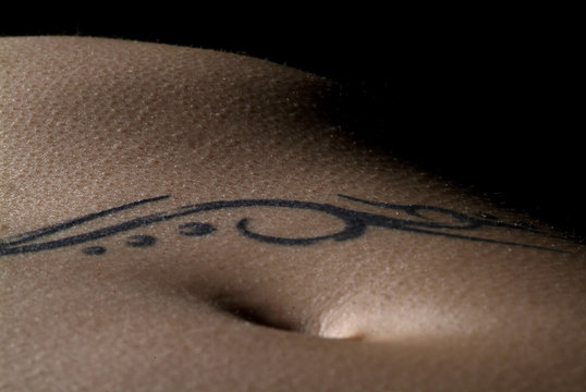 detail eines tattoo