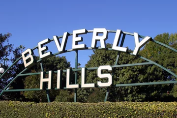 Foto op Canvas beverly hills sign © roza