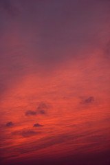 red sky at sunset 2