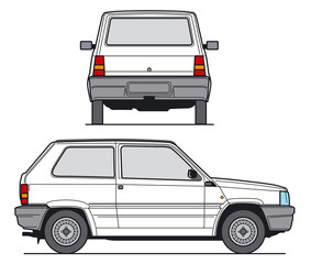 compact car vector