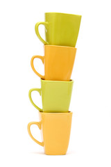 colorful coffee cups