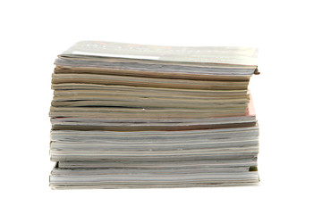 stack of magazines