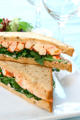 delicious prawn/crayfish sandwich