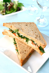 delicious prawn/crayfish sandwich