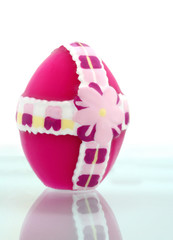 easter egg with reflection