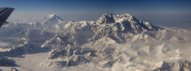 mt denali and mt mooses tooth