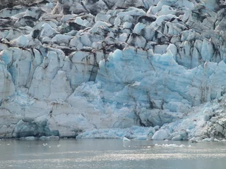 Papier Peint photo Lavable Glaciers face of marjorie glacier
