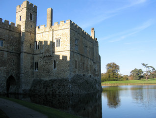 castle and lake