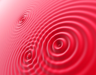red waves