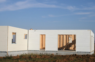 Obraz premium maison en construction